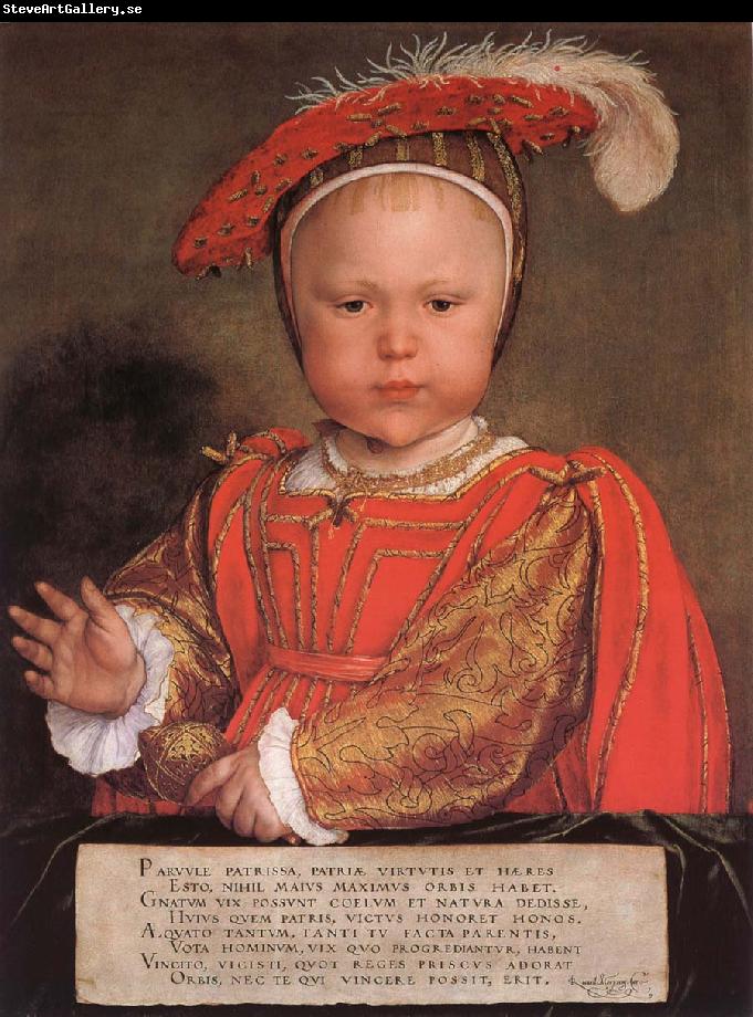 Hans Holbein Edward VI as a child